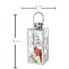 'Their Light Remains' Bereavement Memorial Lantern with Flameless Candle and