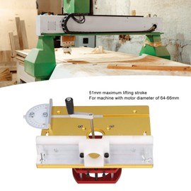 Router with Top Plate, Aluminum Alloy, Universal Type for Woodworking Slotting Trimming Chamfering Table Top (Gold)