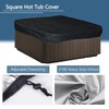 Square Hot Tub Cover - 210D Waterproof SPA Spring Pool