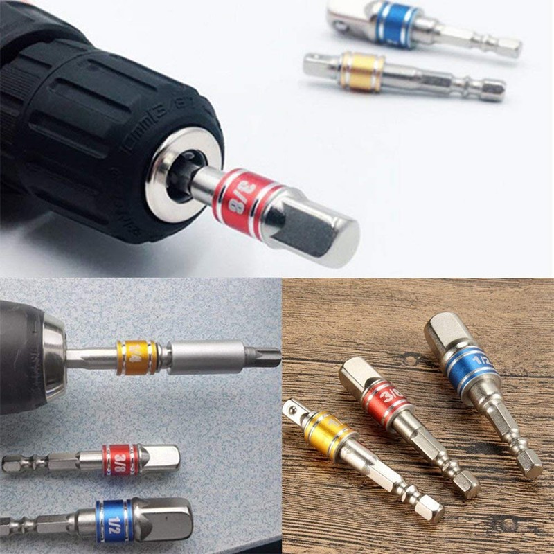 FQZMQBQ Impact Driver Bit Hex Bit Socket Adapter Set for