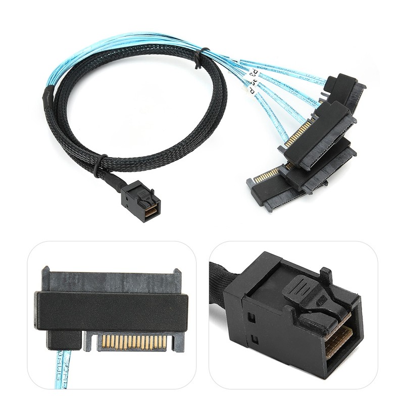 Adapter Cable Server Cord Hard Disk Internal Mini SAS SFF-8643