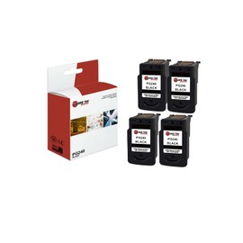 Laser Tek Services Compatible High Yield Ink Cartridge Replacement for Canon PG-240 PG240 Works with Canon Pixma MG2120 MG2220, MX372 MX392, TS9020 Printers (Black, 4 Pack) - 600 Pages