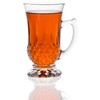 Red Co. 6-Pack Classic Clear Cut Glass 4.5 Oz Footed