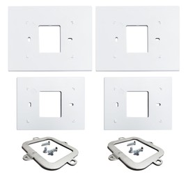 THP2400A1027W Thermostat Wall Plate Back Plate White Cover Assembly (1)