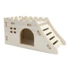 Hamsters Climbing House, Tiny Hamster Maze Wood House Fun Slide