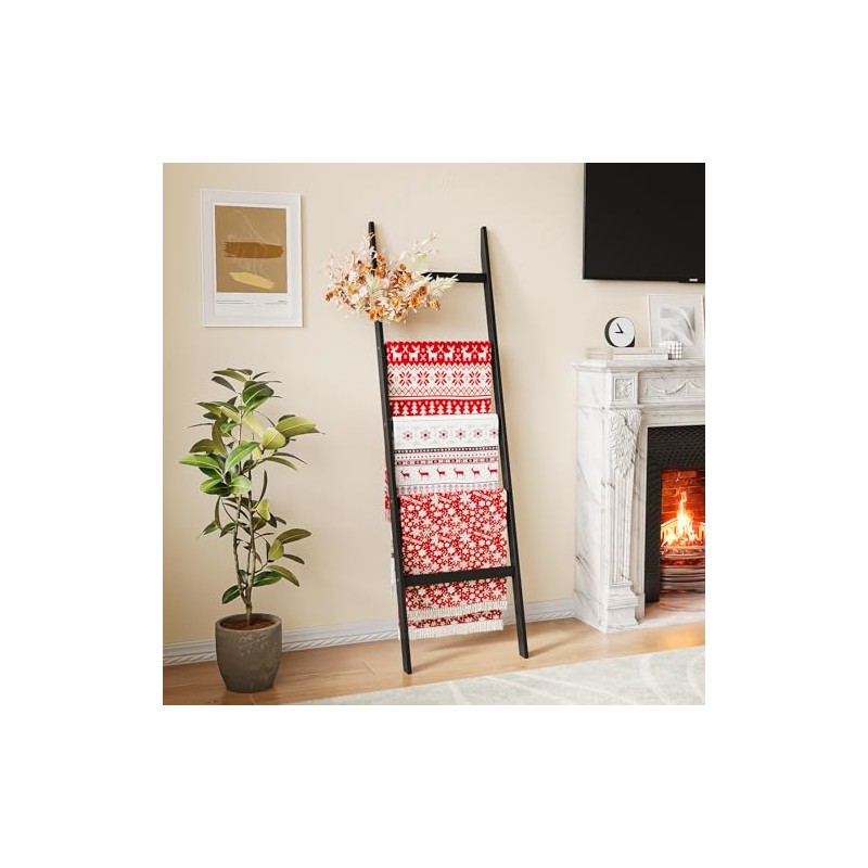 Blanket Ladder Towel Racks For Bathroom 5 Layers Towel Holder