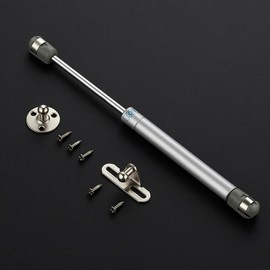 Ravinte Hardware 2 PCS Gas Struts for Cabinet 10 Inch Gas Strut Lift Supports Hinges for Lid Stay Kitchen Cabinet Silver Gas Shocks Lift Support 50N/11.2 LB Soft Open Doors Lift Gas Struts