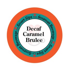 Smart Sips Coffee Decaf Caramel Brulee Gourmet Flavored Coffee, for Keurig K-cup Brewers - 48 Count