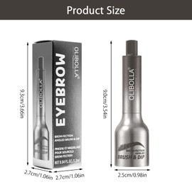 HENGBIRD Eyebrow Pencil, Eyebrow Gel with Angled Eyebrow Brush, Natural Eyebrow Pencil, Waterproof, Eyebrow Brush for Eyebrows and Hairline (Taupe)