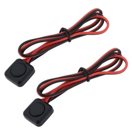 VGOL 2pcs Momentary Switch 12V 24V Small Push Button Switch for Cars Electrical Applications DIY Projects, 50cm Prewired