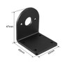 sourcing map 2PCS L-Shaped Mounting Support Bracket Alloy Steel Holder