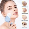 COSLUS COSLUS Facial Cleansing Brush Silicone Face Scrubber: 2 in1