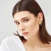 Aucuu Chunky Earrings, 18k Earrings Dupes for Women, Hypoallergenic Waterdrop