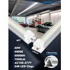 ELEKICO 6 Pack 50w 4ft Led Shop Light, Super Bright