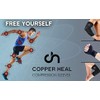 COPPER HEAL Long Wrist Cuff with Adjustable Bandage - Suitable