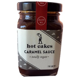 HOT CAKES Vegan Salted Caramel Sauce, 6 OZ