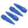 PATIKIL 4 Pcs 45mm Spiked Shape Tire Valve Stem Caps