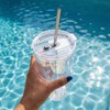 4 Pack Replacement Lids for 20 oz Tumbler, White, Black