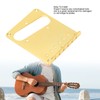Top Loader Guitar Bridge Plate Steel 6 Strings Gold Color