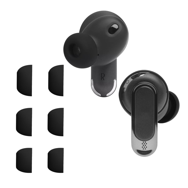 kwmobile 6X Replacement Ear Tips Compatible with JBL Tour Pro
