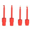 Cleqee 2PCS 4mm Banana Plug to Mini Grabber Test Hook