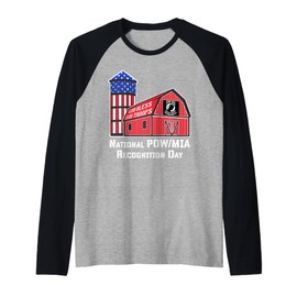 250 Years America Anniversary POW MIA Vintage Women Men USA Raglan Baseball Tee