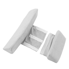 Baby Sleeping Pillow Prevent Rolling Spitting Detachable Wash Baby Side Pillow Support Grey