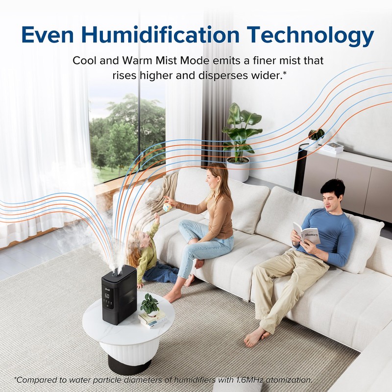 LEVOIT 6L Smart Warm and Cool Mist Humidifiers for Home