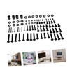 Zerodeko 88pcs Wall Mount Tv Bracket Screw Kit Screws for