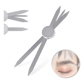 Regla Aurea Compas Giratorio Para Diseño Cejas