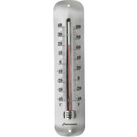 TERMOFLY 12.2 Large Numbers Premium Steel Outdoor/Indoor Thermometer Waterproof Vintage Style Decorative