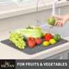 ME.FAN Silicone Dish Drying Mat for Kitchen Counter, Dish Drying