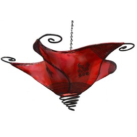 Moroccan Lamps & Sconces Handmade Leather Henna Lamp Ceilling Chandlier Sconce