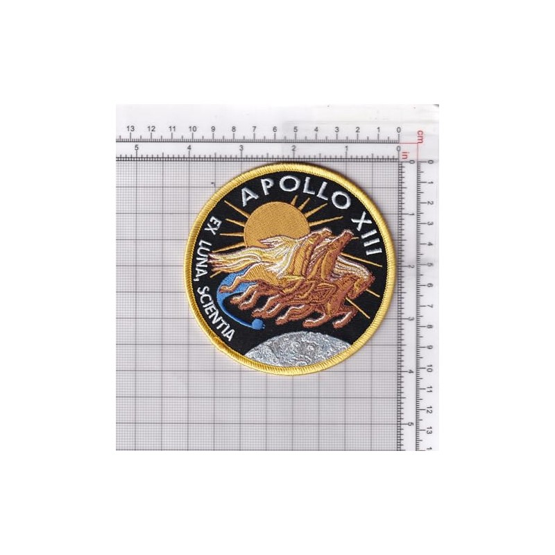 Apollo 13 Patch – with Hook and Loop, 4"