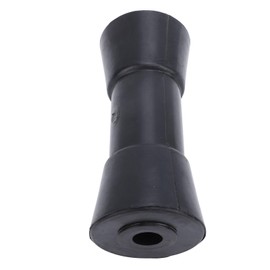 Yosoo Health Gear Boat Trailer Keel Roller 6 Inch Boat Trailer Roller Assembly Bow Stop Bell Roller, Thick PU Roller for Boat Trailer, Efficient Black Keel Roller Long Lifespan