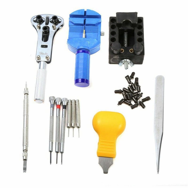 TECHTONGDA 13Pcs Watch Repair Tools Set Kit Opener Remover Spring