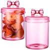 Meanplan 2 Pack Glass Candy Jar Storage Containers with Airtight