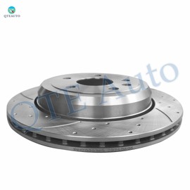 PM Auto Rear 330mm Drilled Slotted Brake Disc Rotors For 2011-2021 Jeep Grand Cherokee