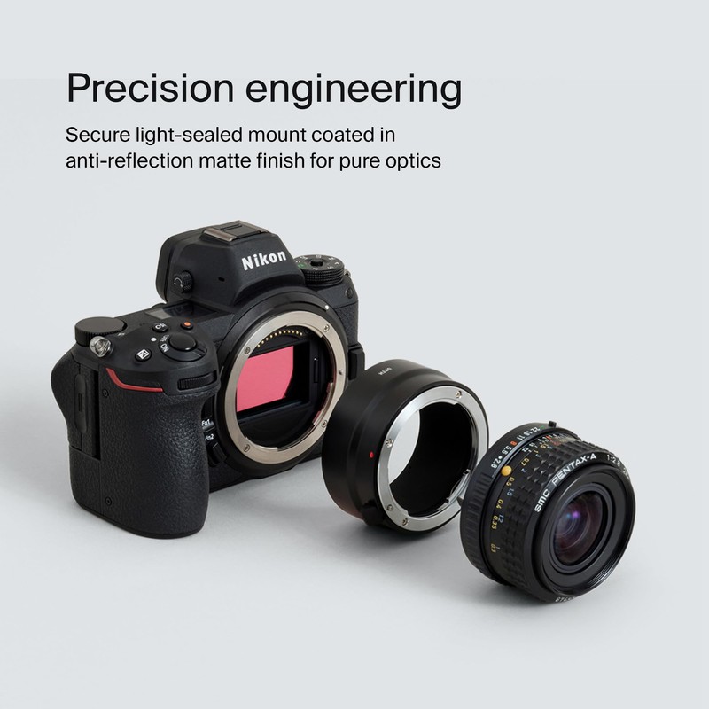 Urth Lens Adapter: Compatible with Pentax K Lens and Nikon