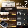 Stariver 7L Electric Hot Pot with Divider, 1200W Electric Pot,