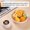 Magclay Ceramic Fruit Bowl with Draining Holes, 10" Large Fruit