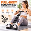 Pedal Resistance Band for Home Workouts – 75 lb Black