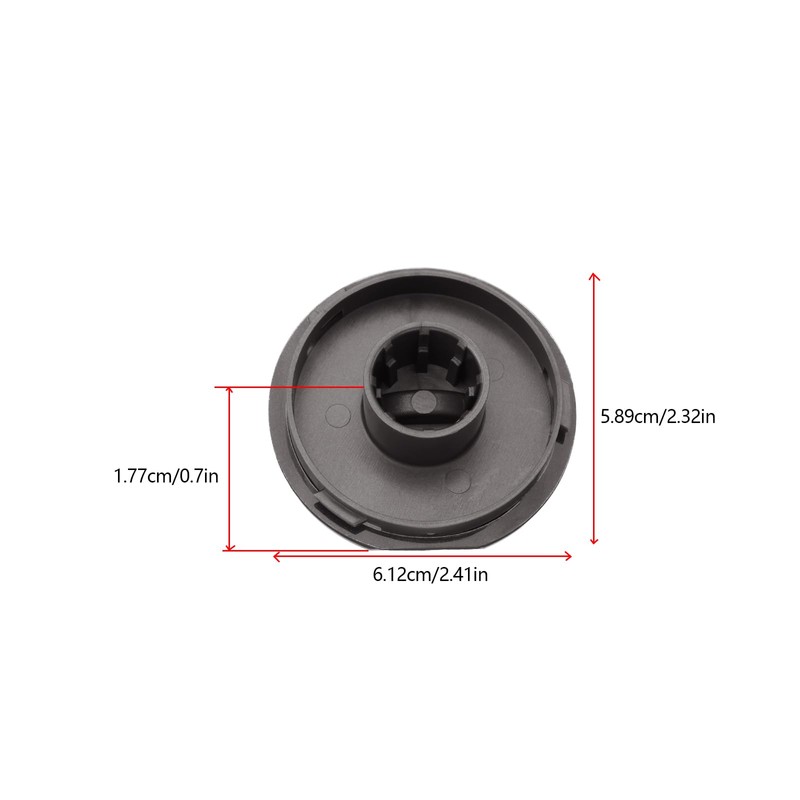 LT Easiyl 2pcs Brush Rod End Cap Cover for Vacuum