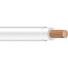 6 AWG 19-Stranded THHN White Copper Building Wire (150FT Cut)