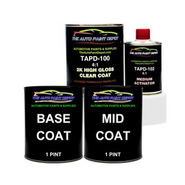 Auto Paint Depot Touch Up Paint for Toyota-Blizzard Pearl Tricoat 070 (All Years, All Models) One Pint with Clear Coat