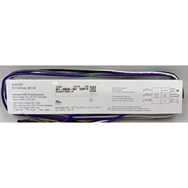 EldoLed ECOdrive 361/M 350MA LIN, ECOdrive AC, 30W, 0-10V, Constant Current, 1x 55V Output, Flying Leads, Long Metal, 226P1V, EC0361M1 350MA LIN