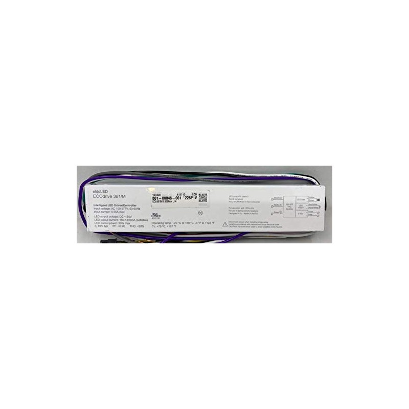 EldoLed ECOdrive 361/M 350MA LIN, ECOdrive AC, 30W, 0-10V, Constant