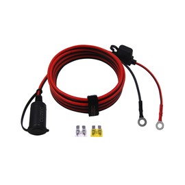 CUZEC 14AWG 5.3ft / 1.6m Adapter Plug Socket with Eyelet Terminal