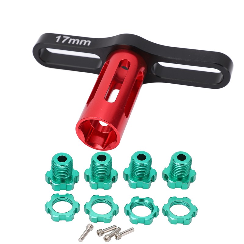 4 Set 17mm Hex Nuts Splined Wheel Hubs with Removal