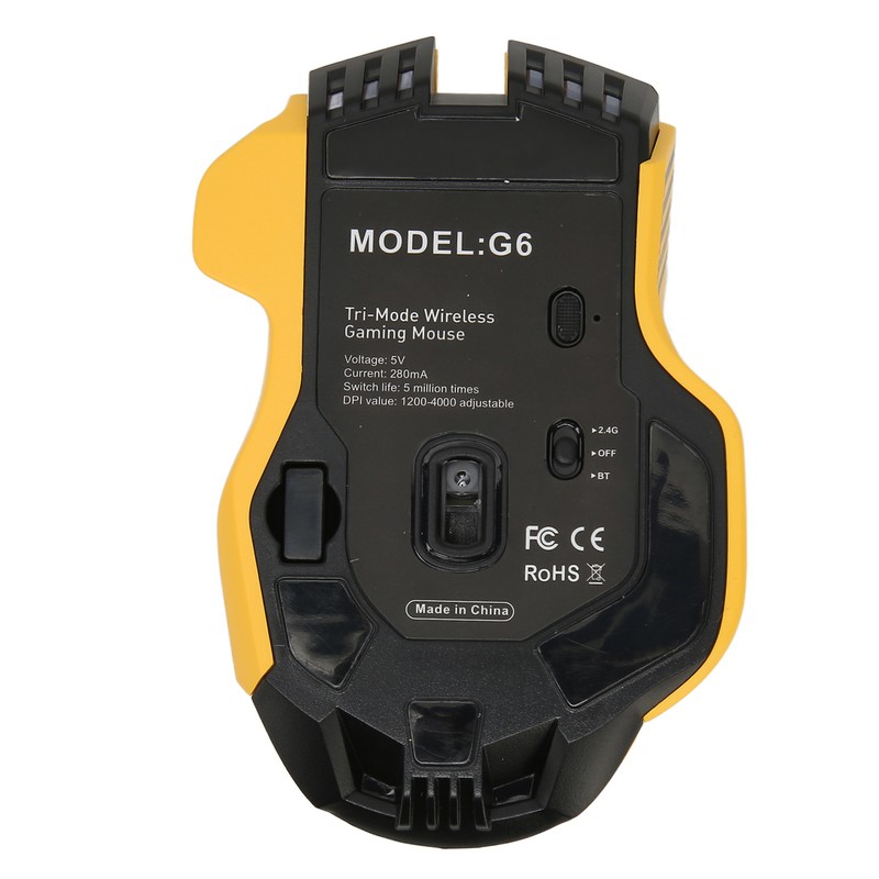 Gaming Mouse 2.4G Wired Bluetooth 3 Mode 5 Adjustable DPI